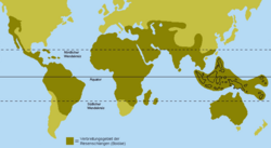 Područje rasprostranjenosti kržljonoški