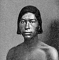 Chickasaw (mladi ratnik), porodica Muskhogean.