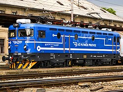 Tiristorizirana lokomotiva prve generacije HŽ 1141 386 u novom bojanju HŽPP