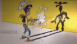 Lucky Luke "protiv" vlastite sjene.