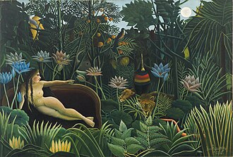 Henri Rousseau, San, 1910., ulje na platnu, 205x299 cm, MOMA, New York.