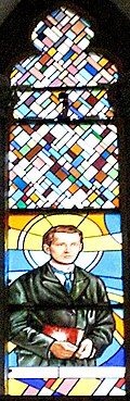Vitraj bl. Ivana Merza u Rijeki.