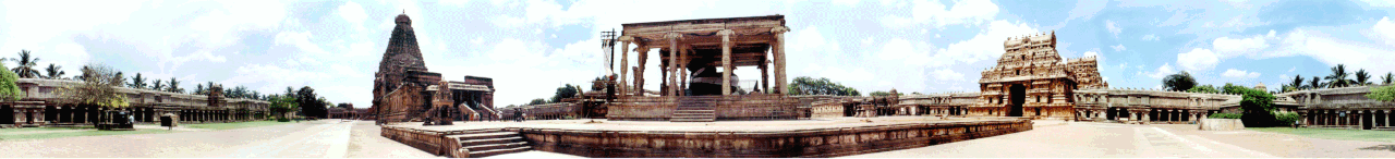 Panorama Hrama Brihadeeswara od 360°