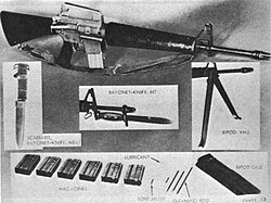 M16A1 puška sa dodatcima, Ožujak 1970. g.