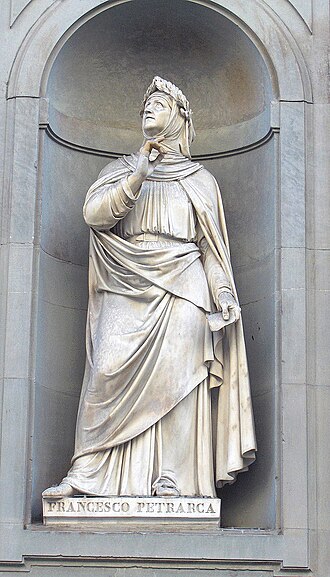 Statua Francesca Petrarche, Galerija Uffizi, Firenca