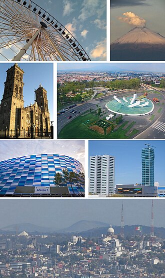 Panorama Pueble ispod Popocatépetla