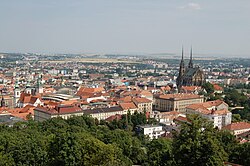 Brno sa dvorca Špilberg
