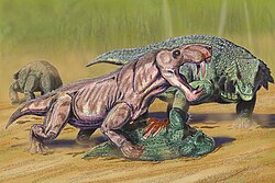 Inostrancevia u lovu