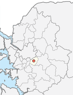 Položaj Seongnama u pokrajini Gyeonggi (crveno)