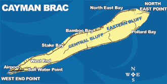 Lokacija Kajman Braca