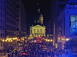 Gradsko jezgro u Indianapolisu, 29. svibnja 2020.  