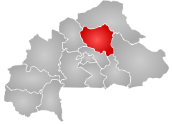 Položaj regije u Burkini Faso