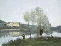 Camille Corot, Avray sa svojim jezerom, prije 1867., ulje na platnu, Nacionalna galerija umjetnosti, Washington