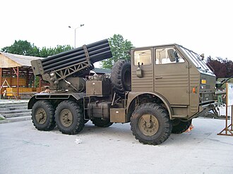 SVLR 122mm BM-21 Hrvatske vojske