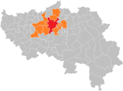 Karta pokrajine Liège