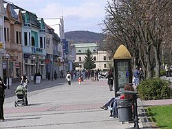 Središnji trg u Humennu