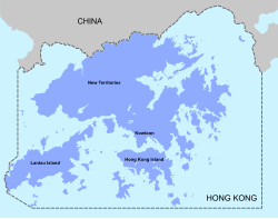 Lokacija hongkongškog