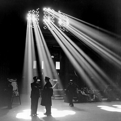 Željeznički kolodvor Union Station u Chicagu 1943. godine