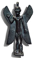 Demon zaštitnik Pazuzu, bronca, Louvre.