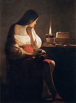 Georges de la Tour Magdalena pokajnica, oko 1643.