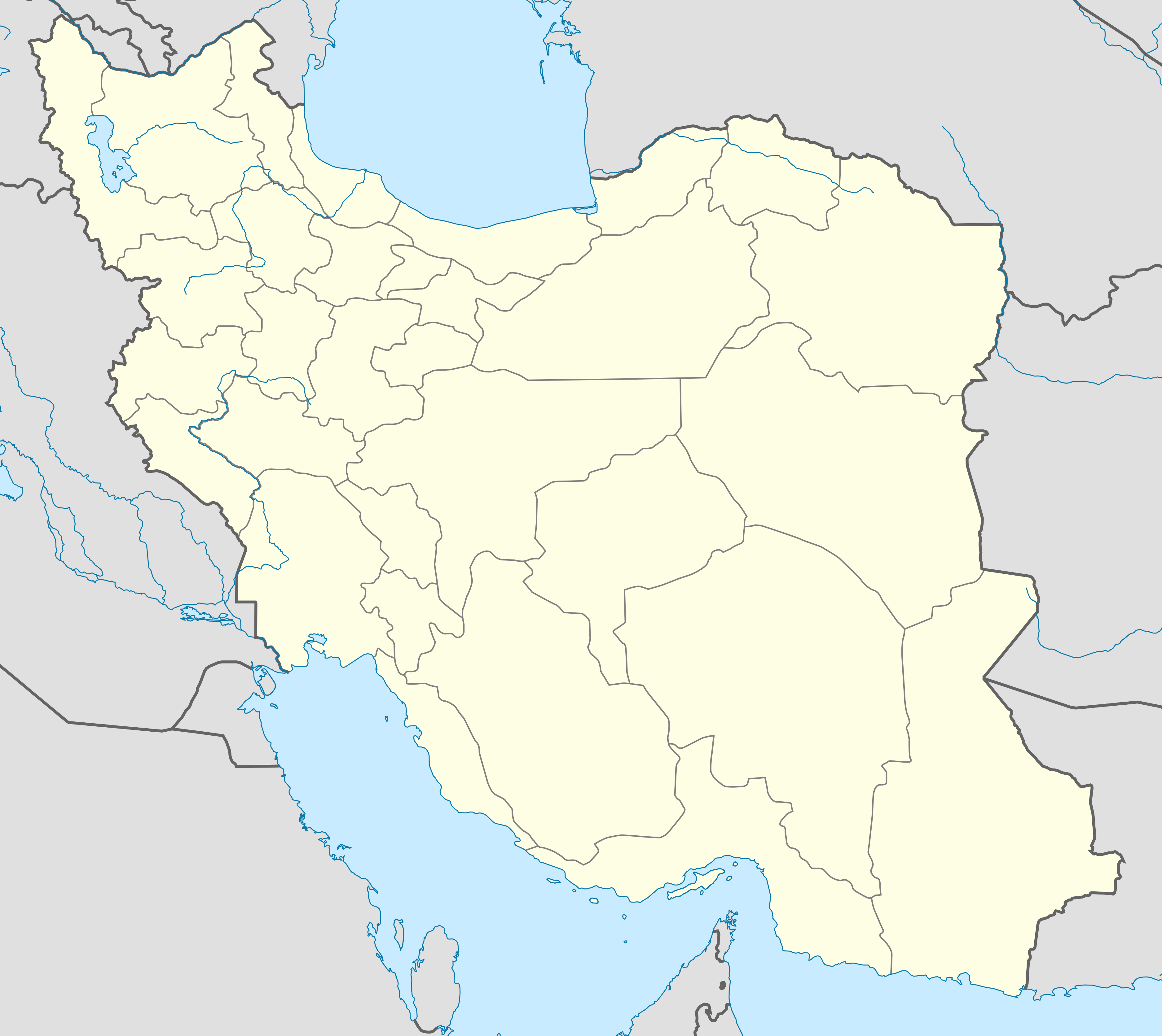 IFN na zemljovidu Iran