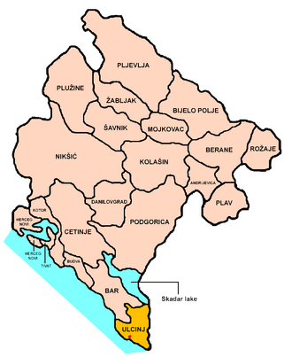 Karta Ulcinja