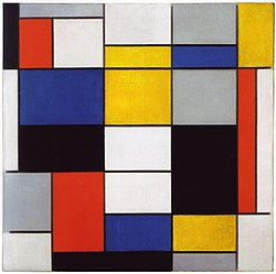 Piet Mondrian, Kompozicija A, 1920.