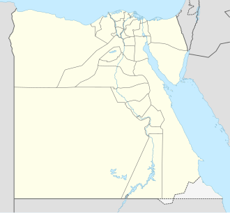 Asuanska brana na zemljovidu Egipat