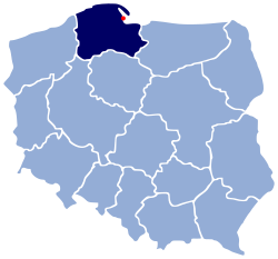 Položaj Gdynie u Poljskoj