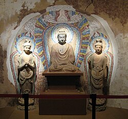 Trijada Buda, dinastija Tang