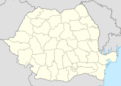 Transilvanijske utvrđene crkve na zemljovidu Rumunjska