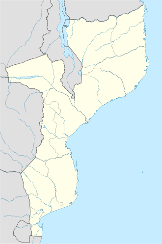 Inhambane na zemljovidu Mozambik