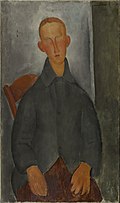 Amedeo Modigliani, Dječak u sivom, 1919.