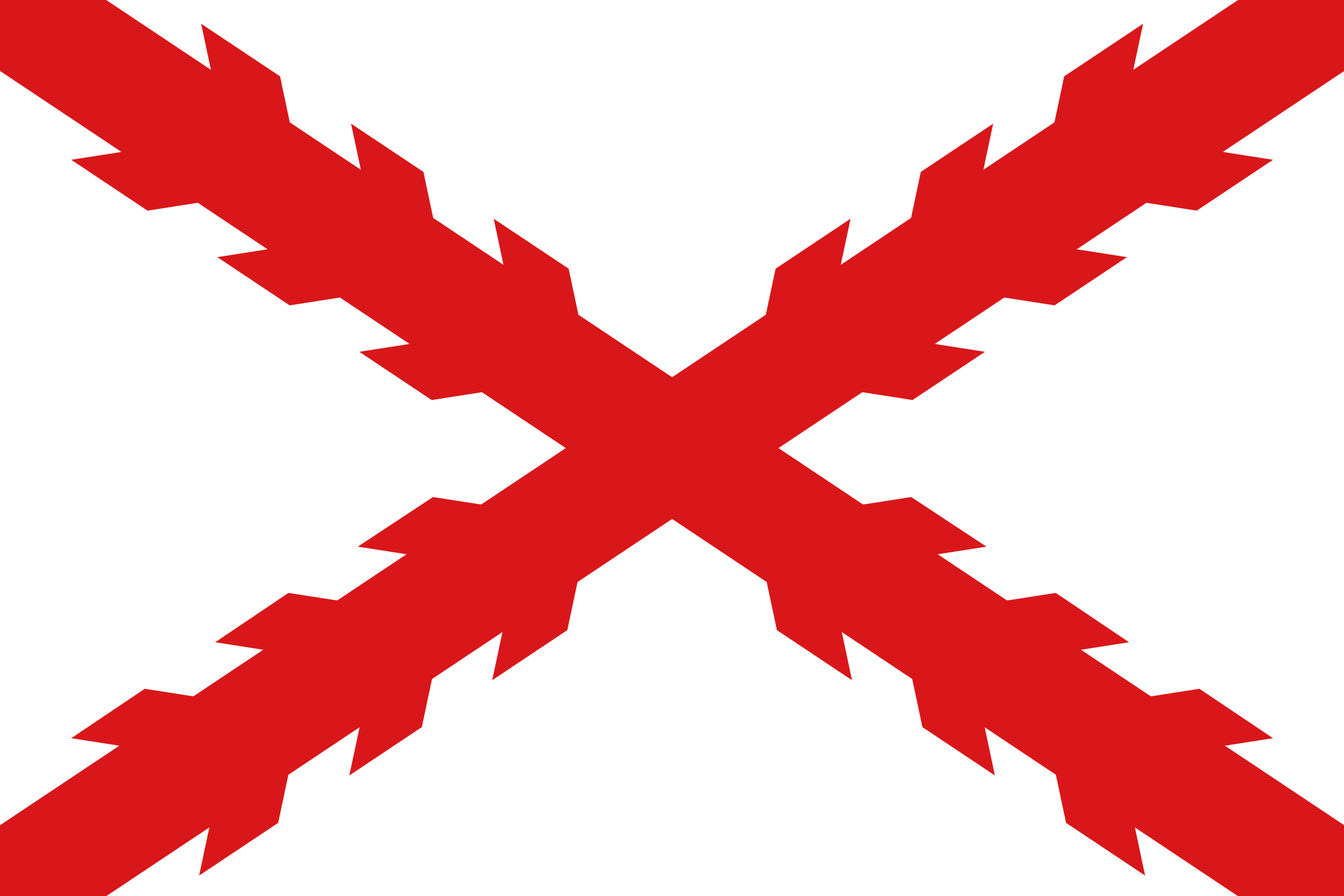 Burgundski križ, zastava prekomorskih teritorija entre 1506. – 1701. Korištena nepropisno do 1793.