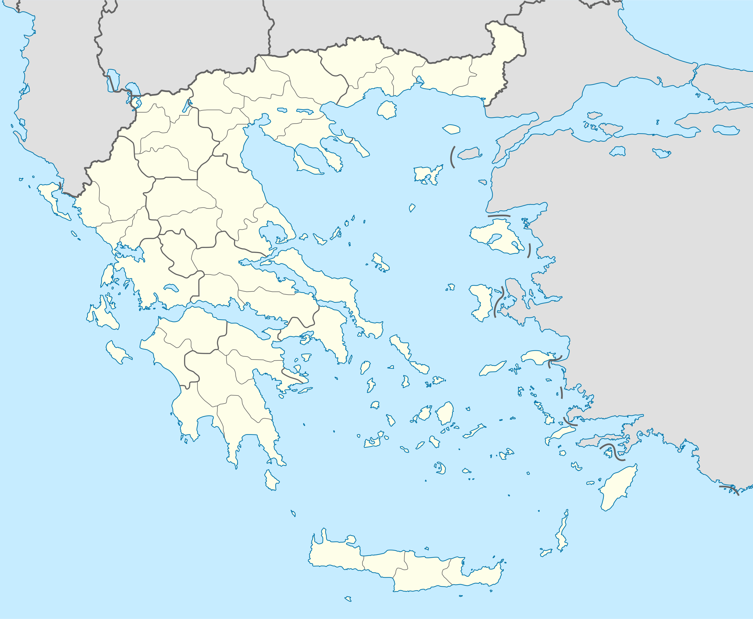 Lokacijska karta Grčka