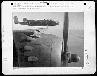 Bombarderi u letu prema Splitu