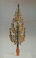 Ures u obliku drveta od srebra i zlata, Ujedinjena Sila, 7.-8. st.