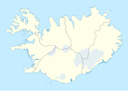 Þingvellir na zemljovidu Island
