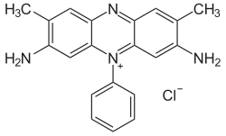Kemijska struktura safranina