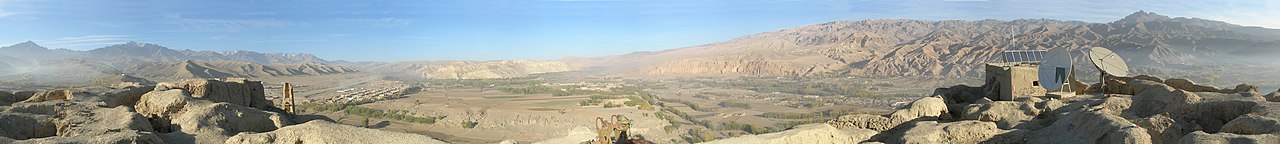 Panorama doline Bamiyan