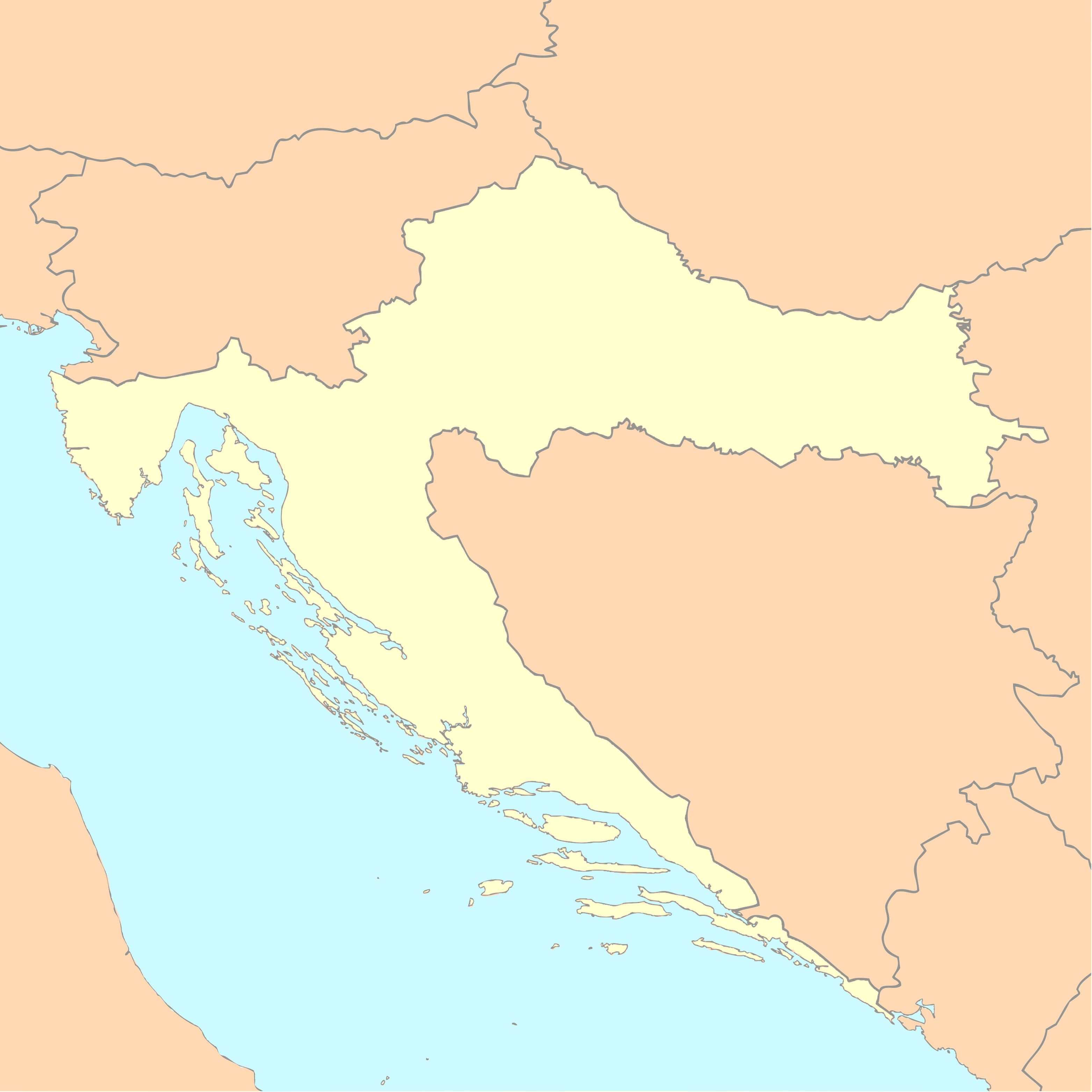 Lokacijska karta Hrvatska